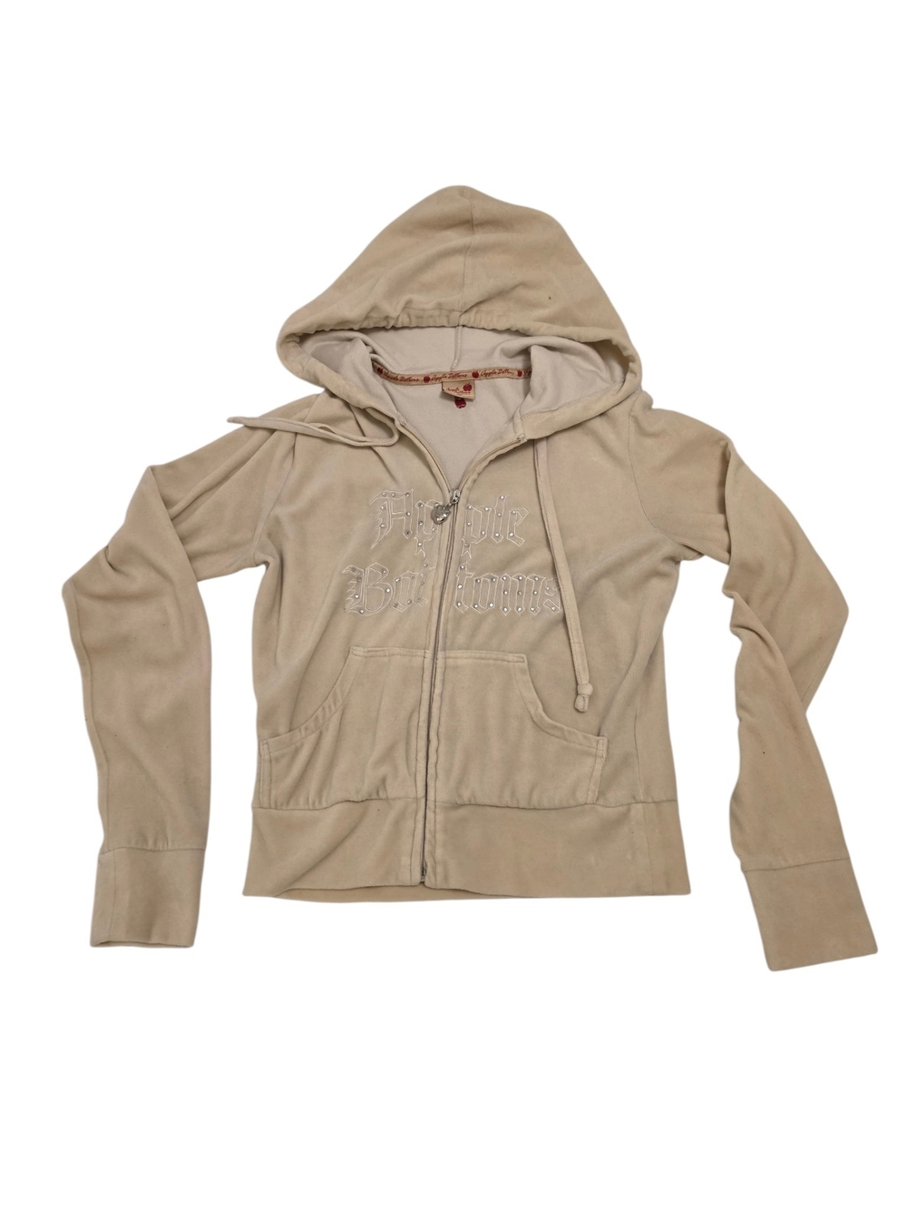 Apple Bottoms velour zip-up hoodie
